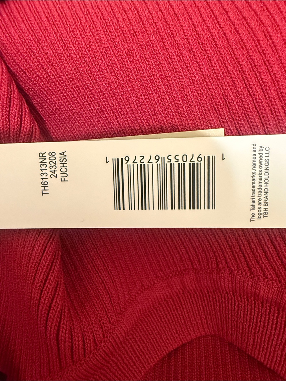 Tahari Ruffle-Sleeve Ribbed Tank - Picture 3 of 3